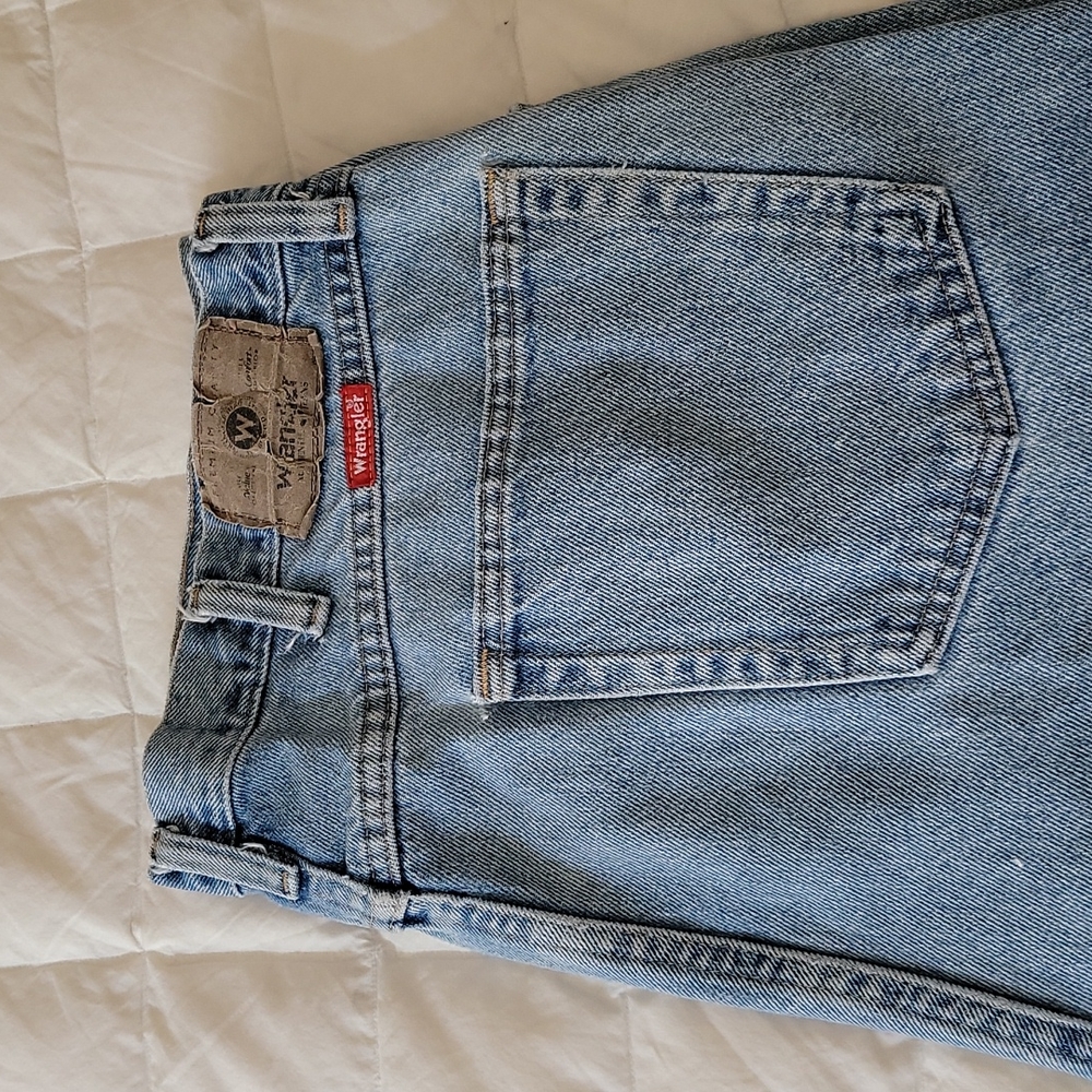 Wrangler blue jeans